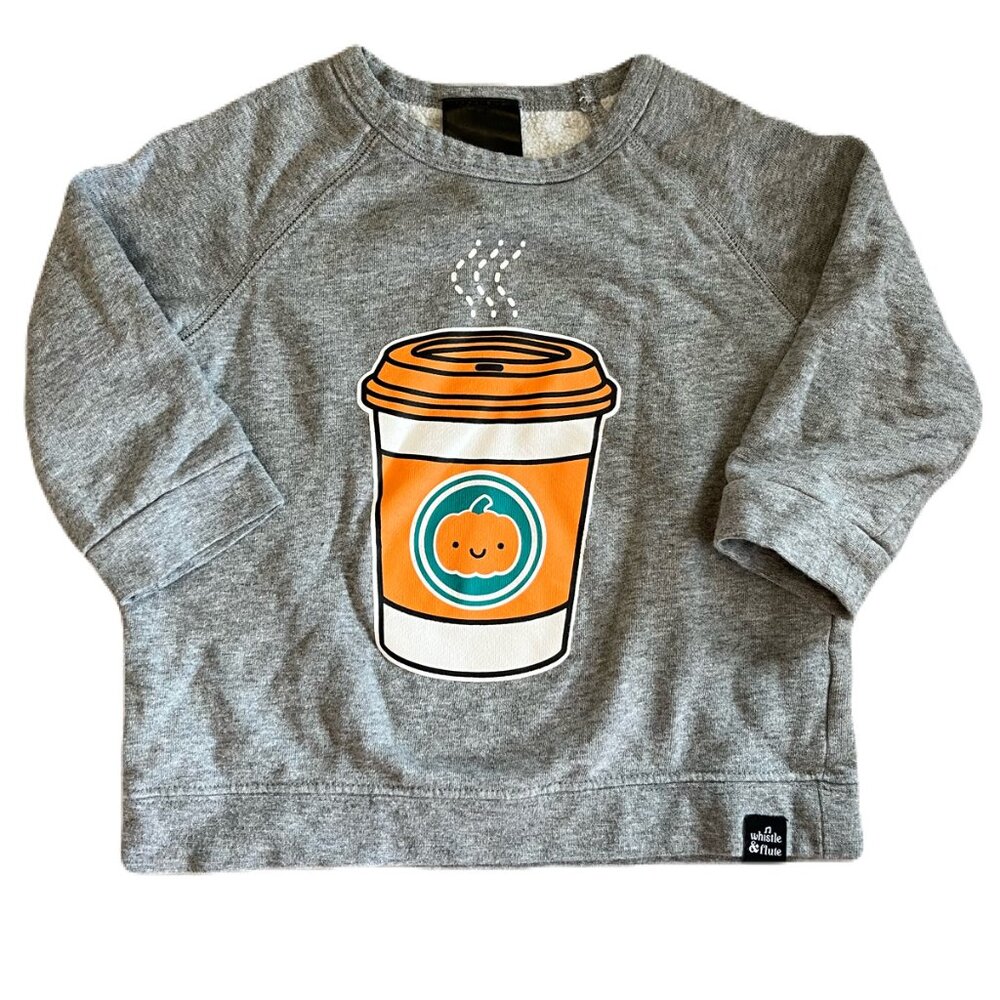 Whistle & Flute pumpkin spiced latte sweater
